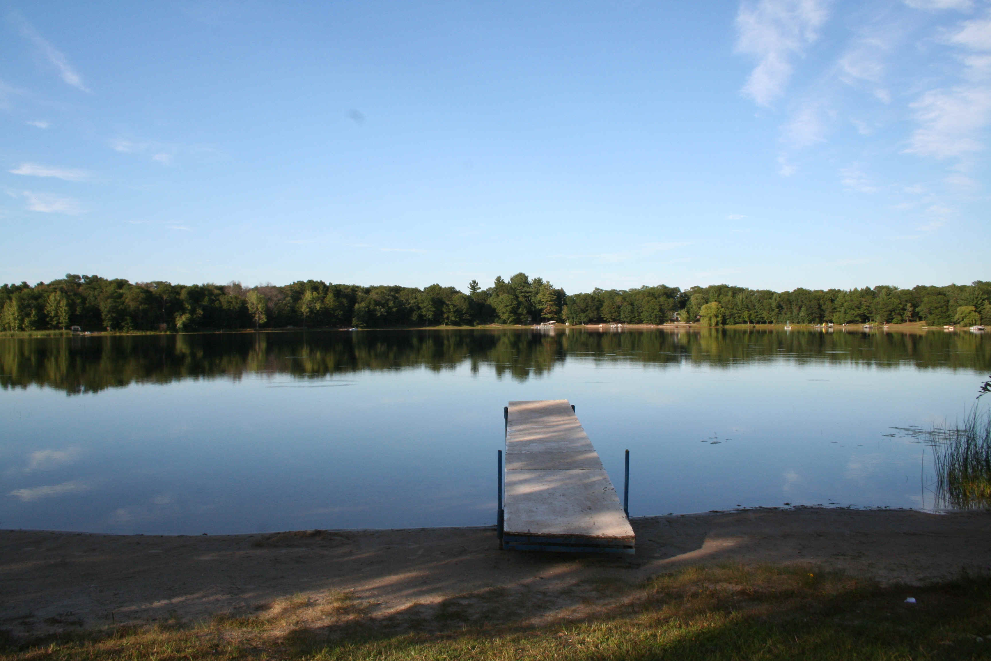 Private Beach on Fawn Lake